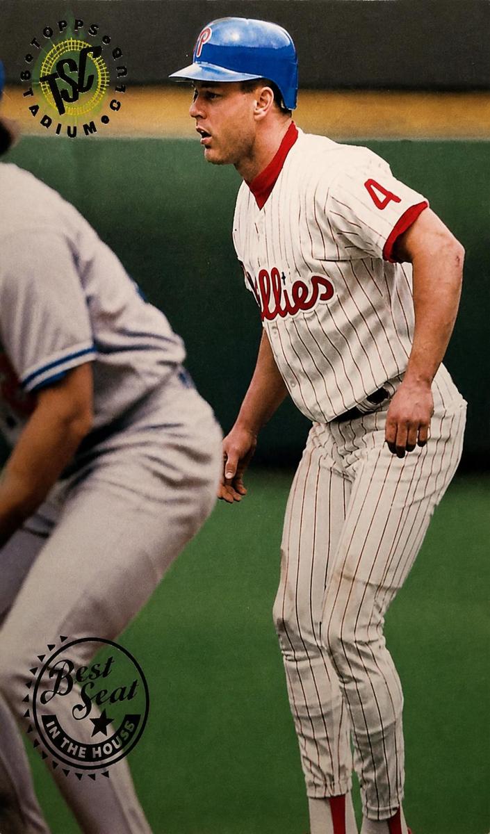1995 Topps Stadium Club Baseball Lenny Dykstra #317