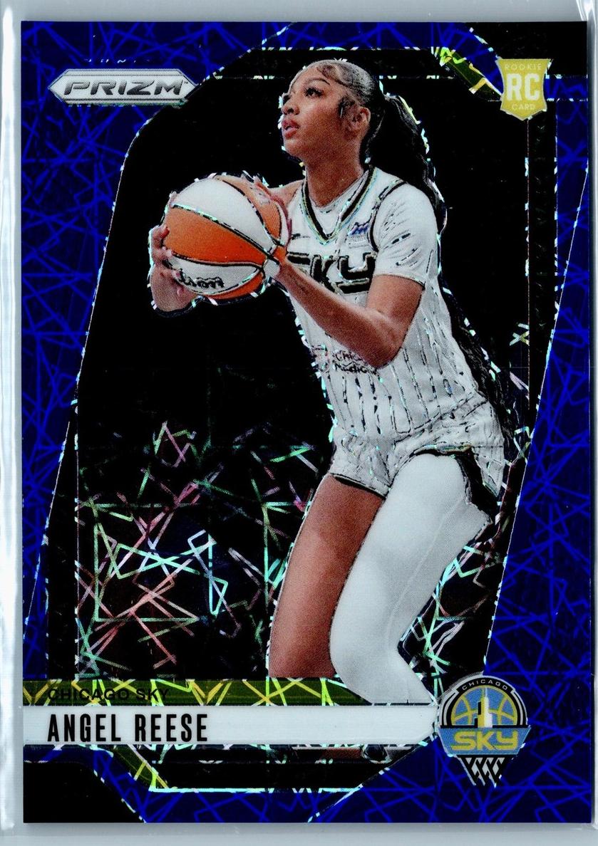 2024 Panini Prizm WNBA Basketball Blue Velocity Angel Reese #10 PSA 10