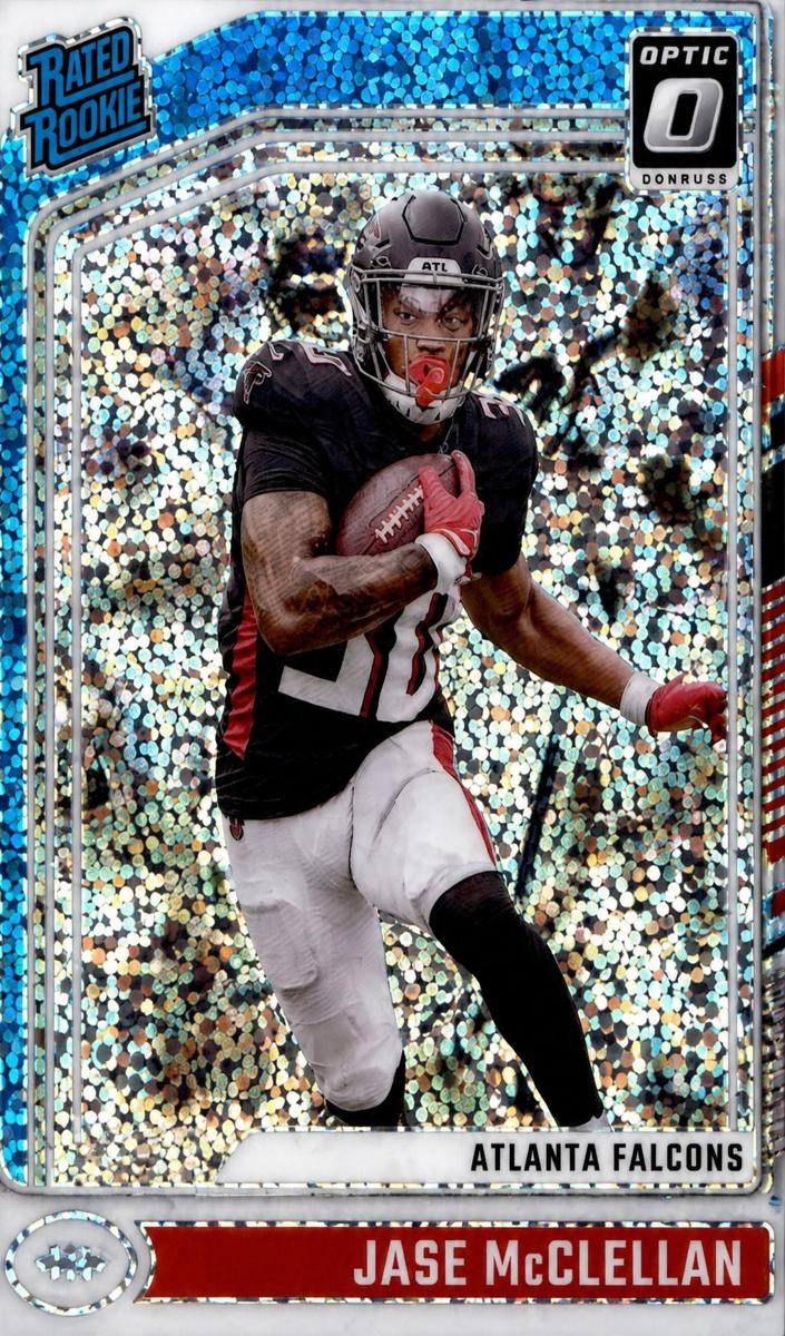 2024 Donruss Optic Football White Sparkle Jase McClellan #243
