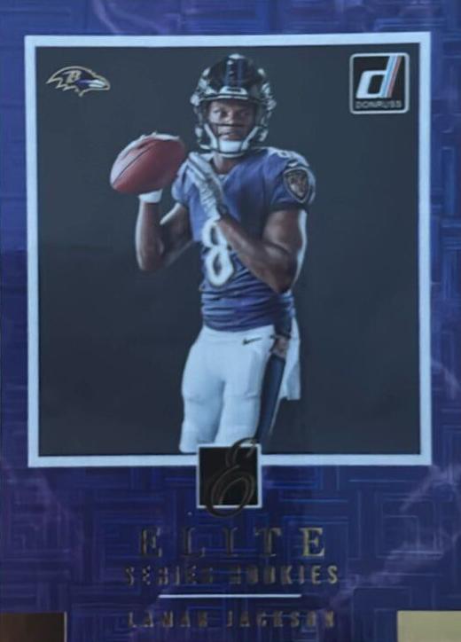 2018 Panini Donruss Football Lamar Jackson #ESR-17