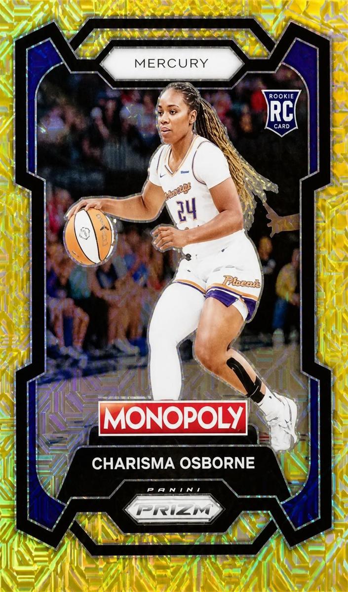2024 Panini Prizm Monopoly WNBA Basketball Gold Charisma Osborne #20