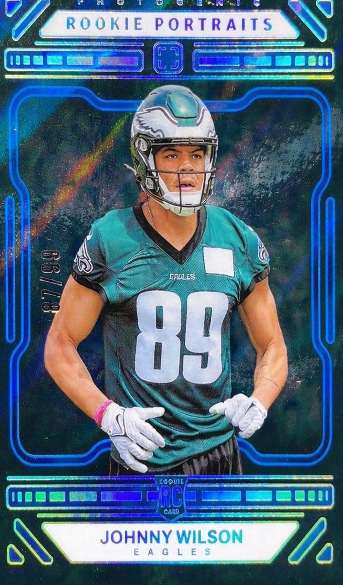 2024 Panini PhotoGenic Football Blue Johnny Wilson #190