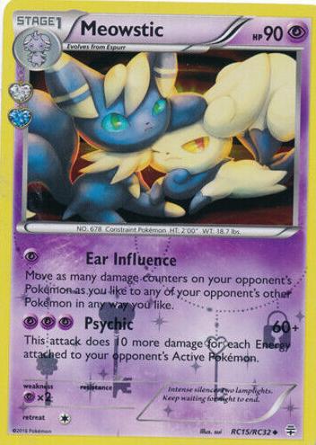 2016 Pokemon XY Generations Meowstic #RC15