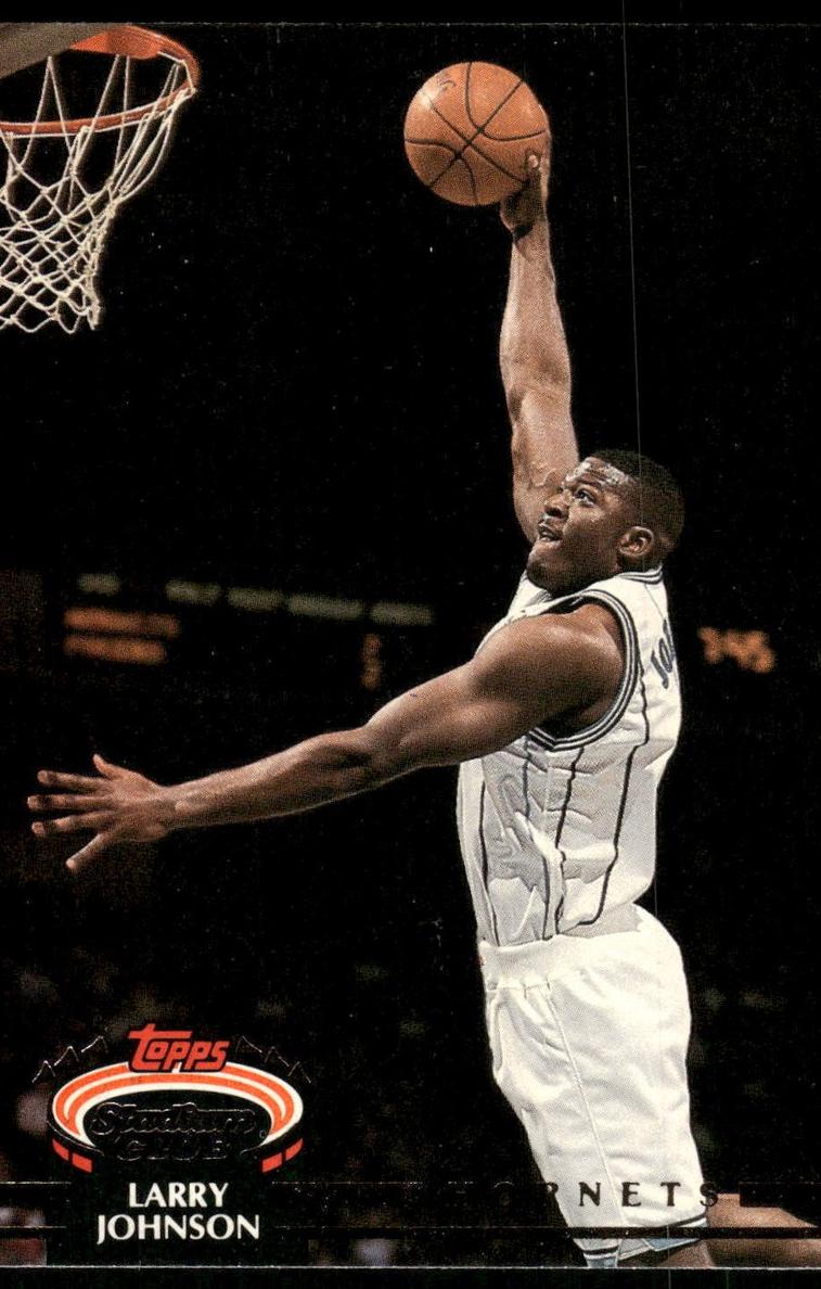1992 Topps Stadium Club Basketball Members Only Larry Johnson #213
