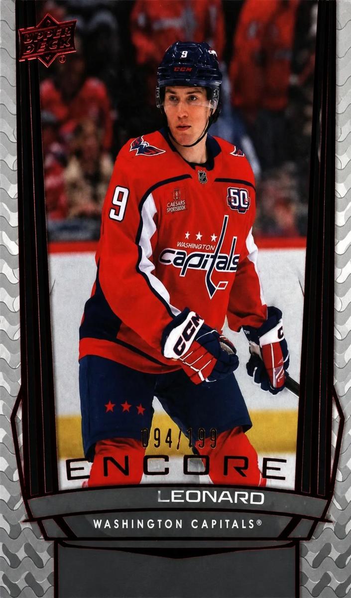 2025 Upper Deck Hockey Red Ryan Leonard #E-76