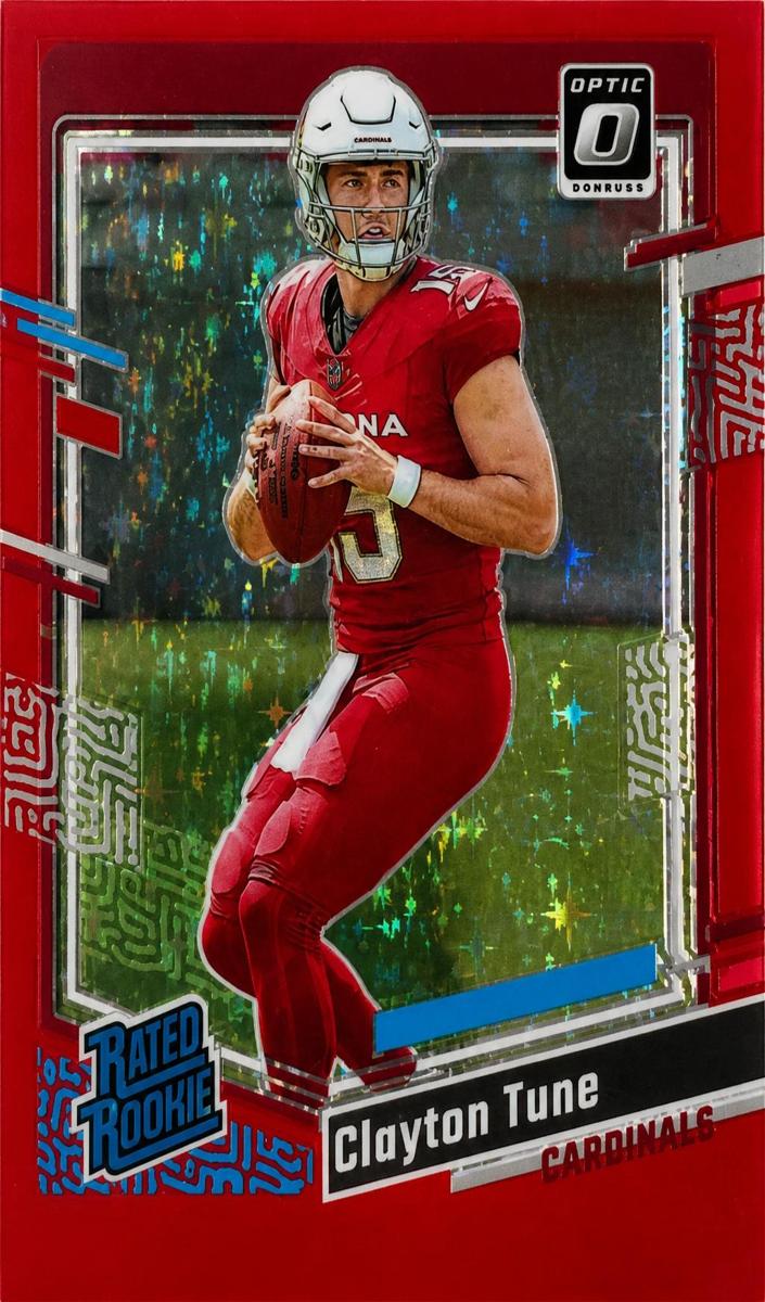 2023 Donruss Optic Football Red Stars Clayton Tune #202