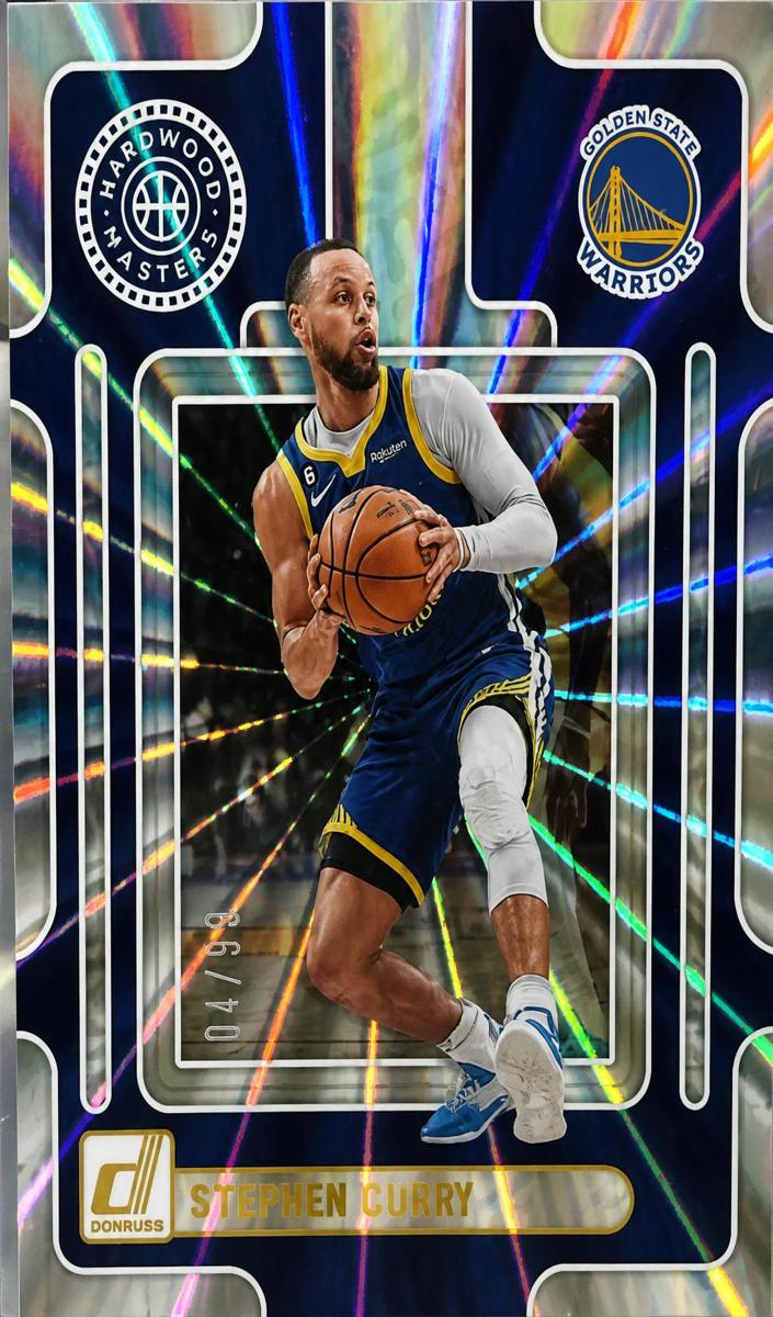 2023 Panini Donruss Basketball Holo Laser Stephen Curry #9 SGC 9
