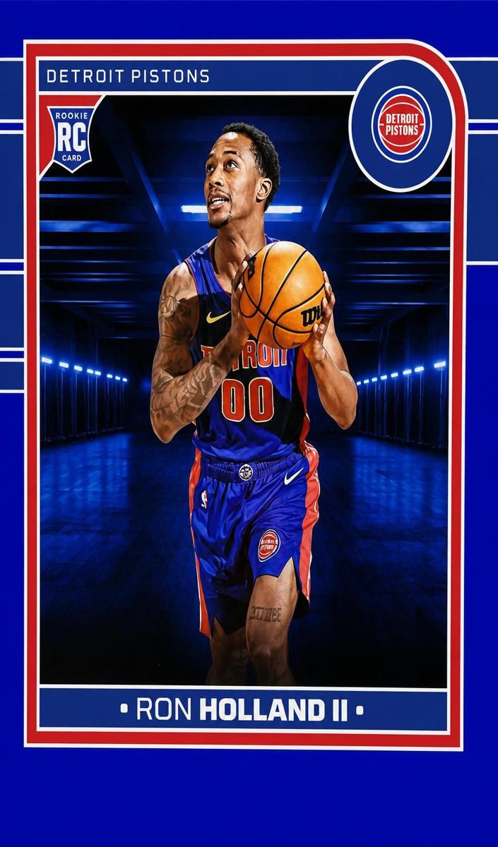 2024 Panini Hoops Basketball Blue Ron Holland II #235