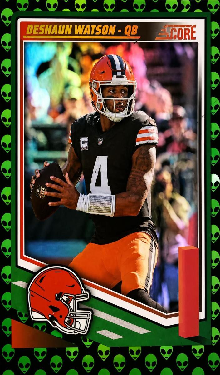 2025 Panini Score Football Extraterrestrial Deshaun Watson #224