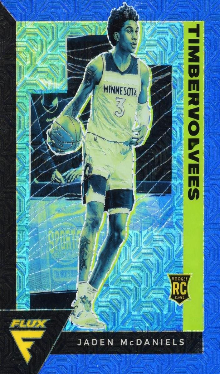 2020 Panini Flux Basketball Blue Jaden McDaniels #232