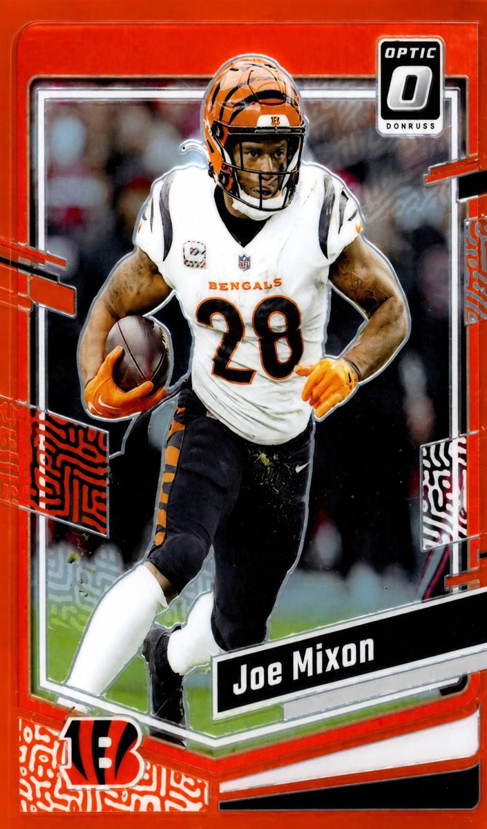 2023 Donruss Optic Football Orange Joe Mixon #43