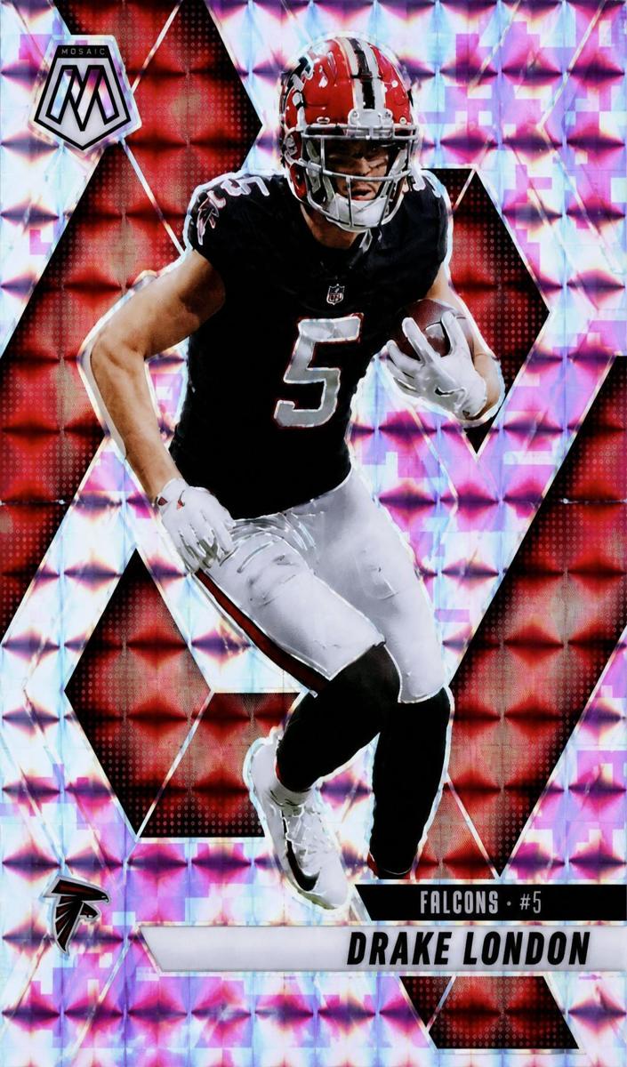 2025 Panini Mosaic Football Camo Pink Drake London #250