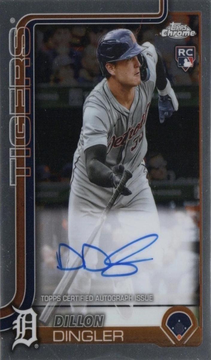 2025 Topps Chrome Baseball Dillon Dingler #RA-DD PSA 9