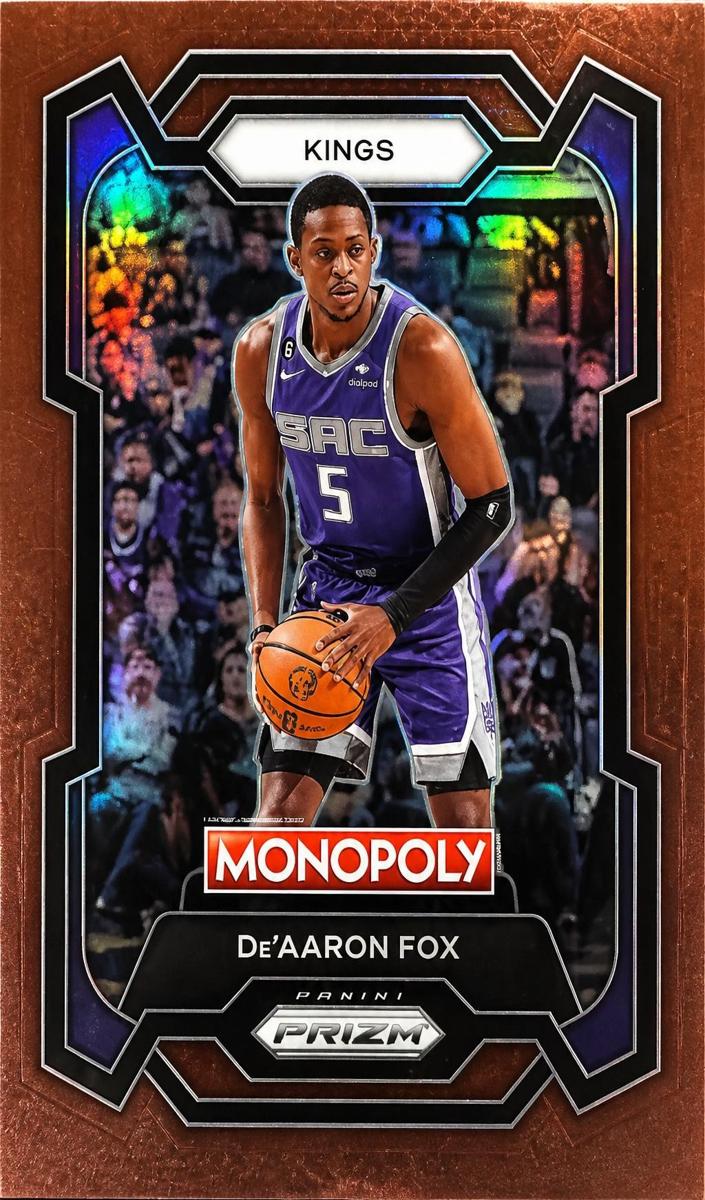 2023 Panini Prizm Monopoly Basketball Brown De'Aaron Fox #76 BGS 9.5