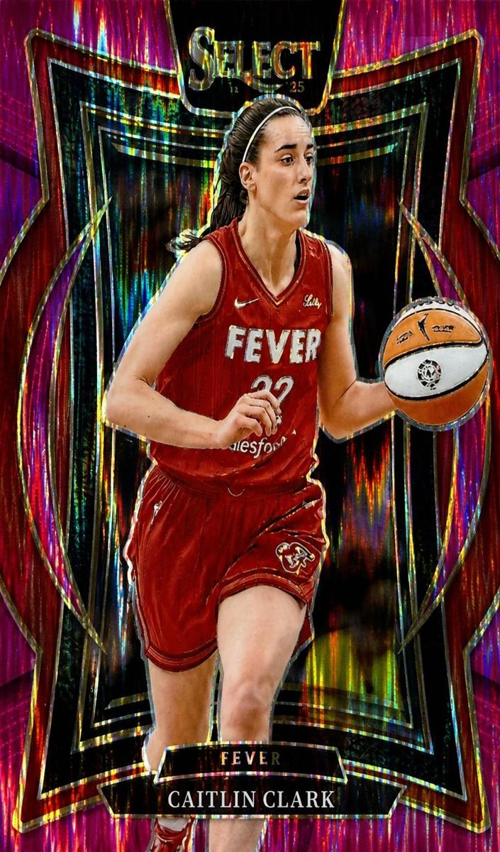 2025 Panini Select WNBA Basketball Pink Flash Caitlin Clark #41