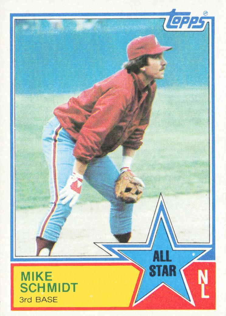 1983 Topps Baseball Mike Schmidt #399