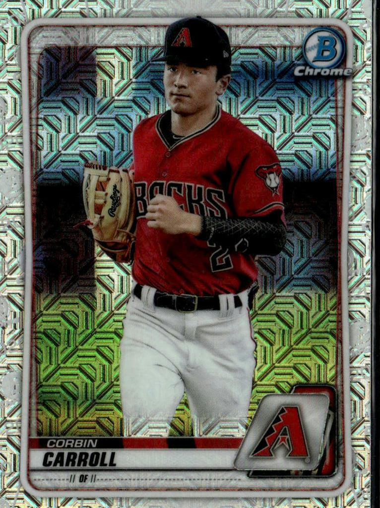 2020 Bowman Chrome Baseball Corbin Carroll #BCP-222 PSA 9
