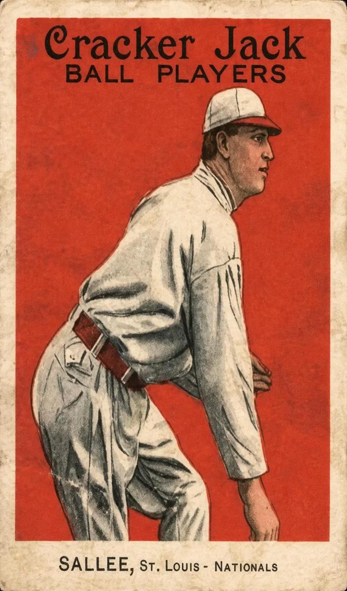 1915 Cracker Jack Baseball Slim Sallee #123 PSA 1.5