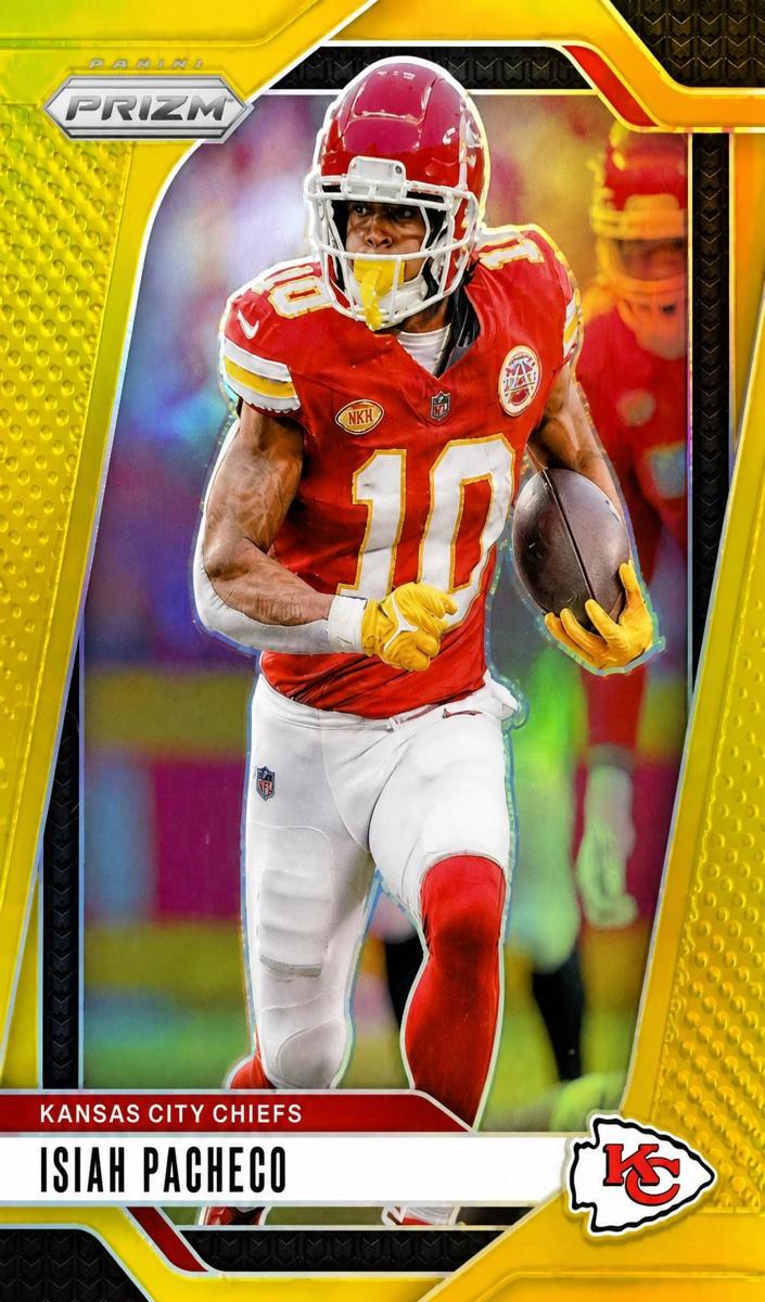 2024 Panini Prizm Football Gold Isiah Pacheco #139