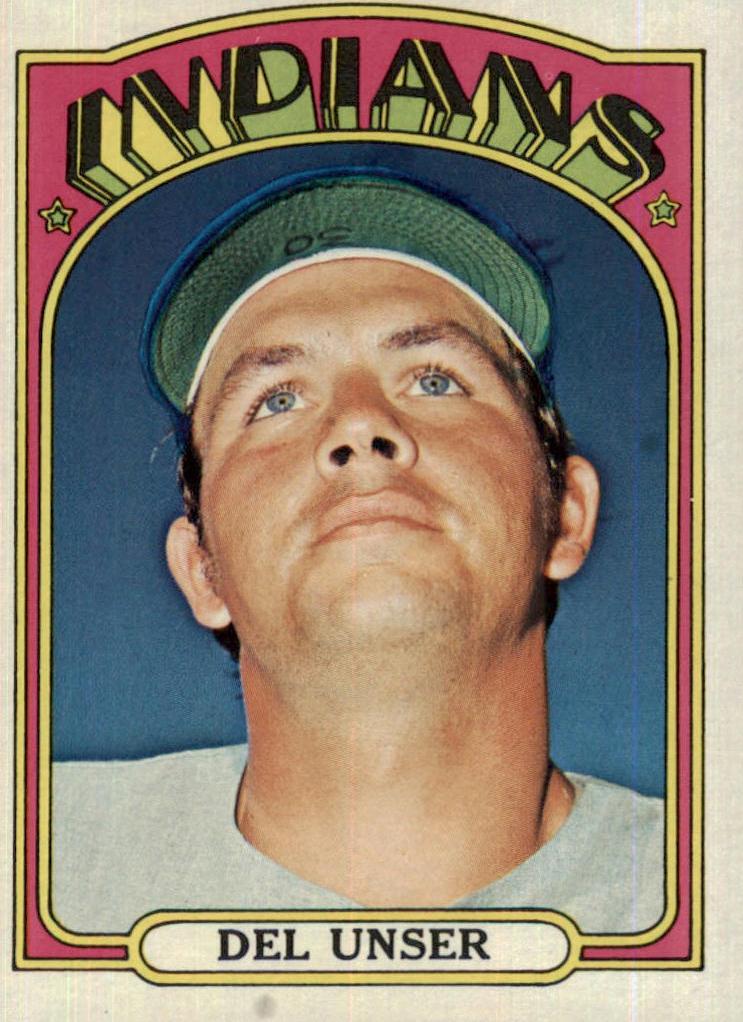 1972 Topps Baseball Del Unser #687 PSA 8.5