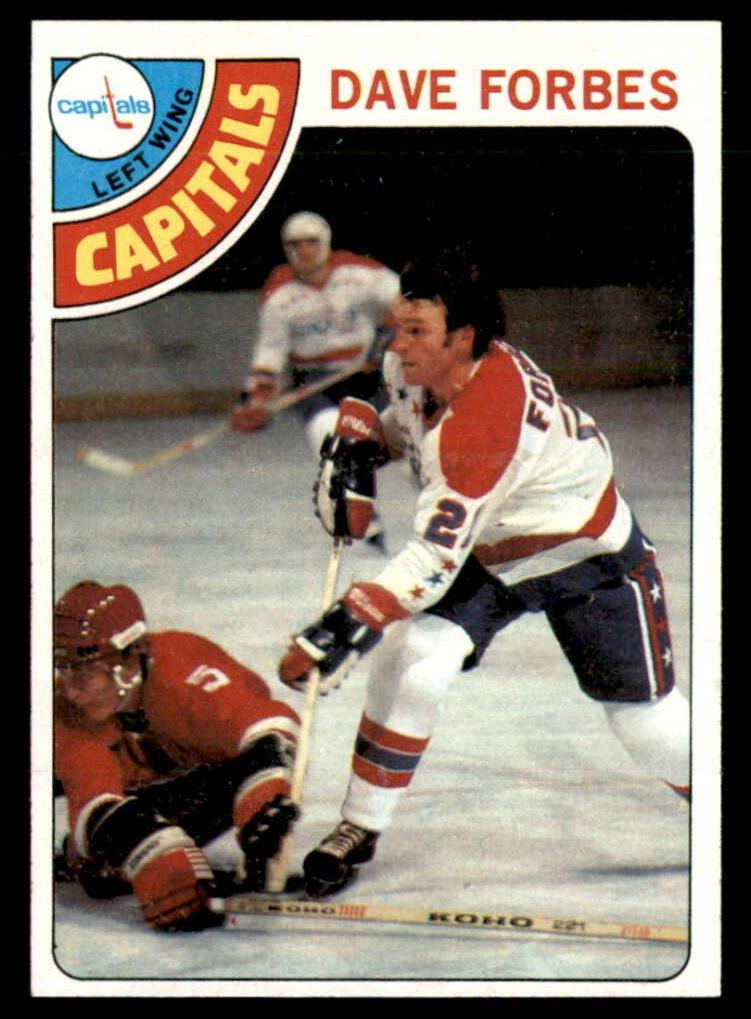 1978 Topps Hockey Dave Forbes #167