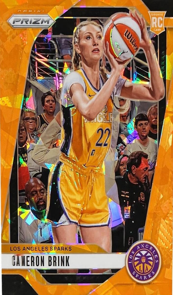 2024 Panini Prizm WNBA Basketball Orange Ice Cameron Brink #127