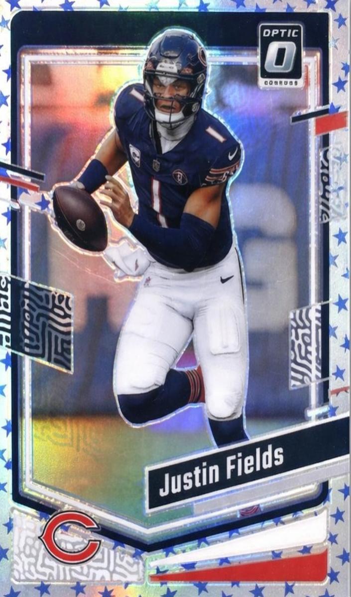 2023 Donruss Optic Football Stars Justin Fields #36 SGC 9.5