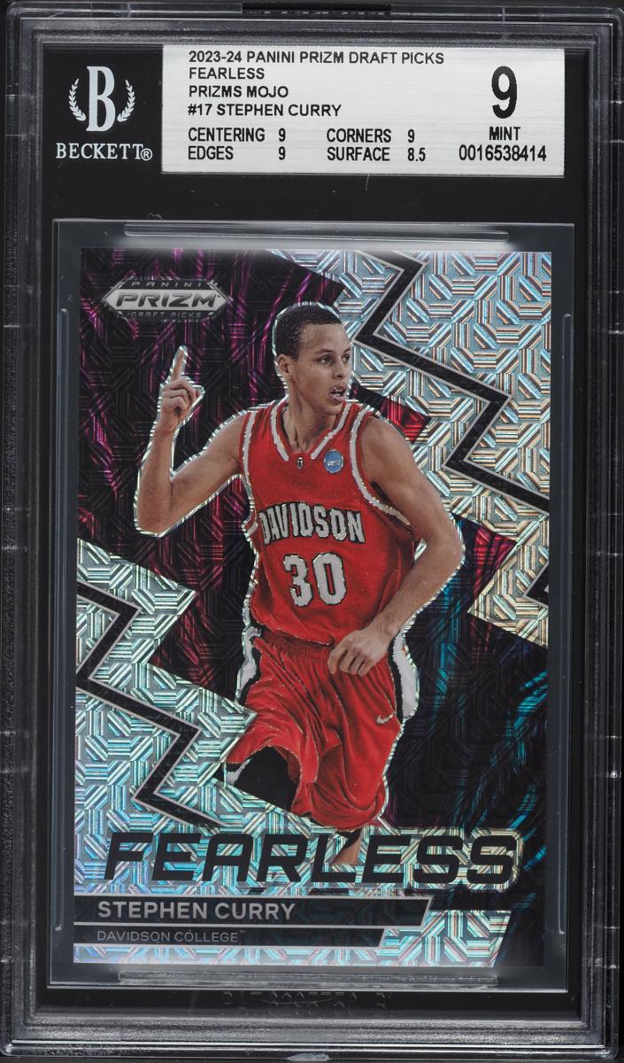 2023 Panini Prizm Draft Picks Basketball Mojo Stephen Curry #17