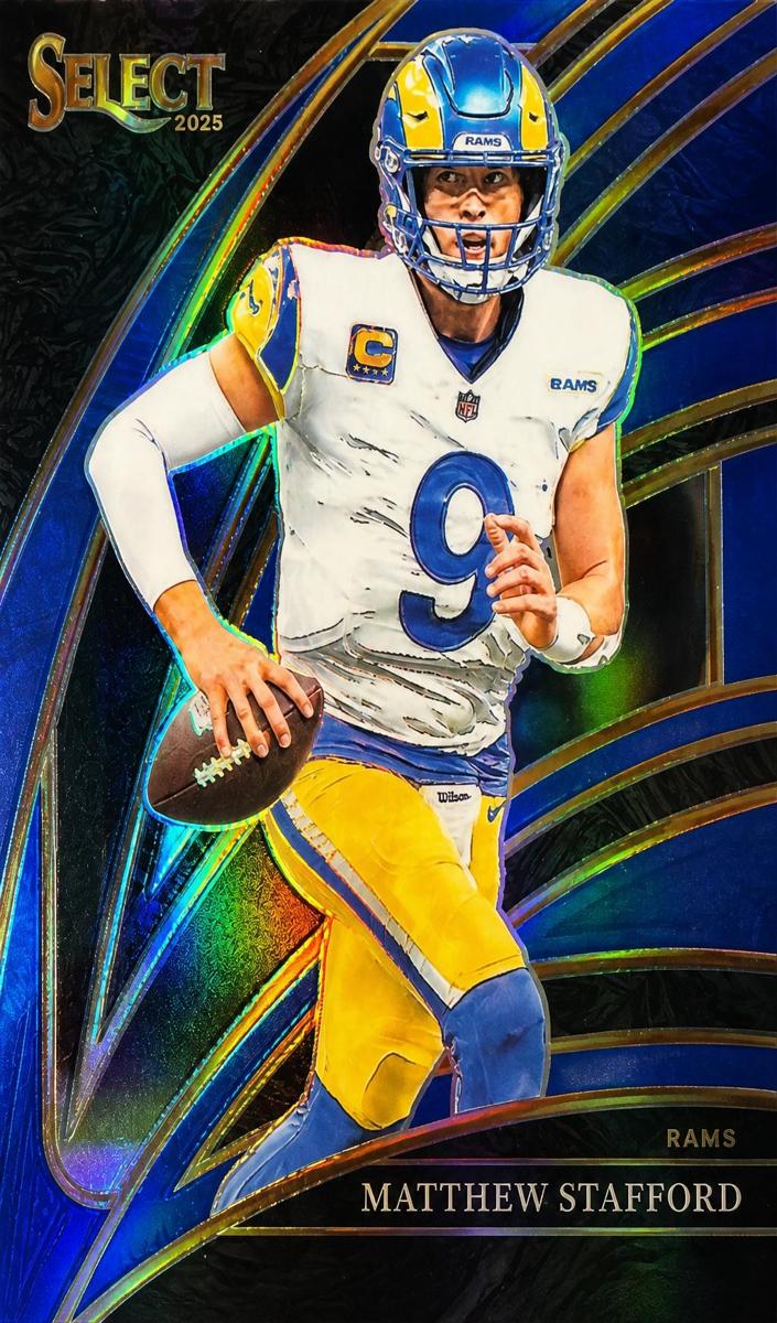 2025 Panini Select Football Blue Matthew Stafford #219