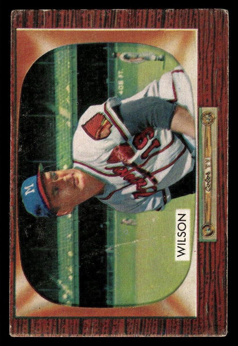 1955 Bowman Baseball Jim Wilson #253