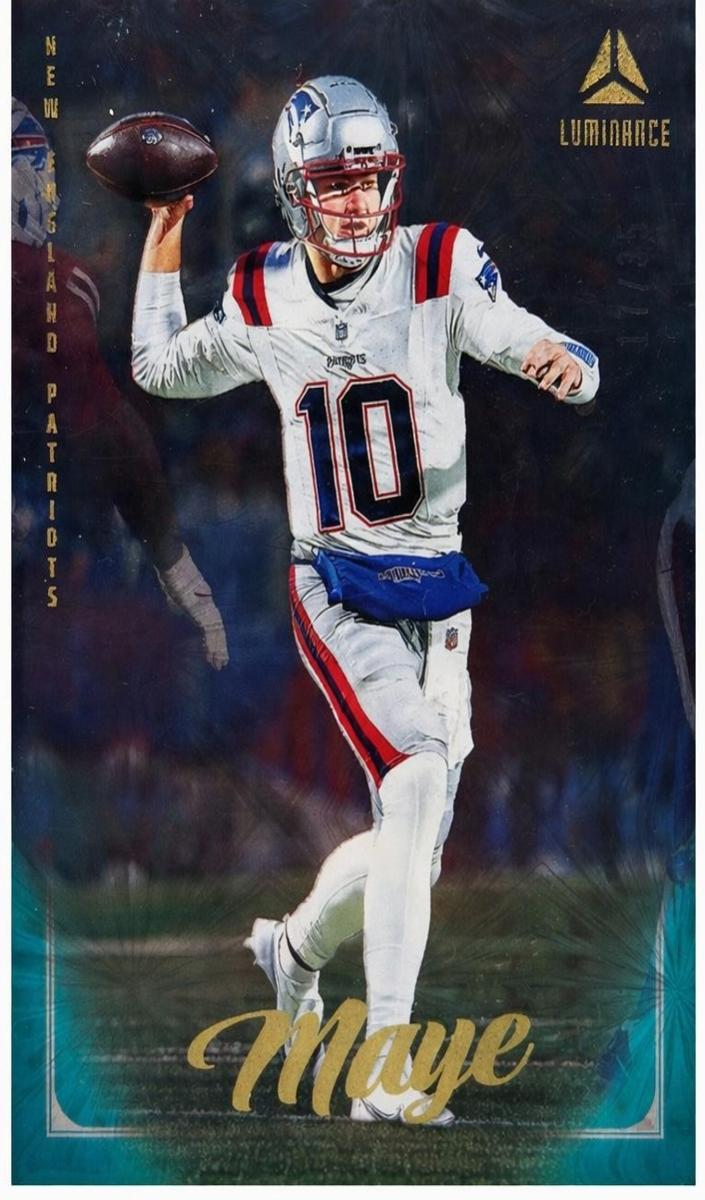2025 Panini Luminance Football Teal Drake Maye #14