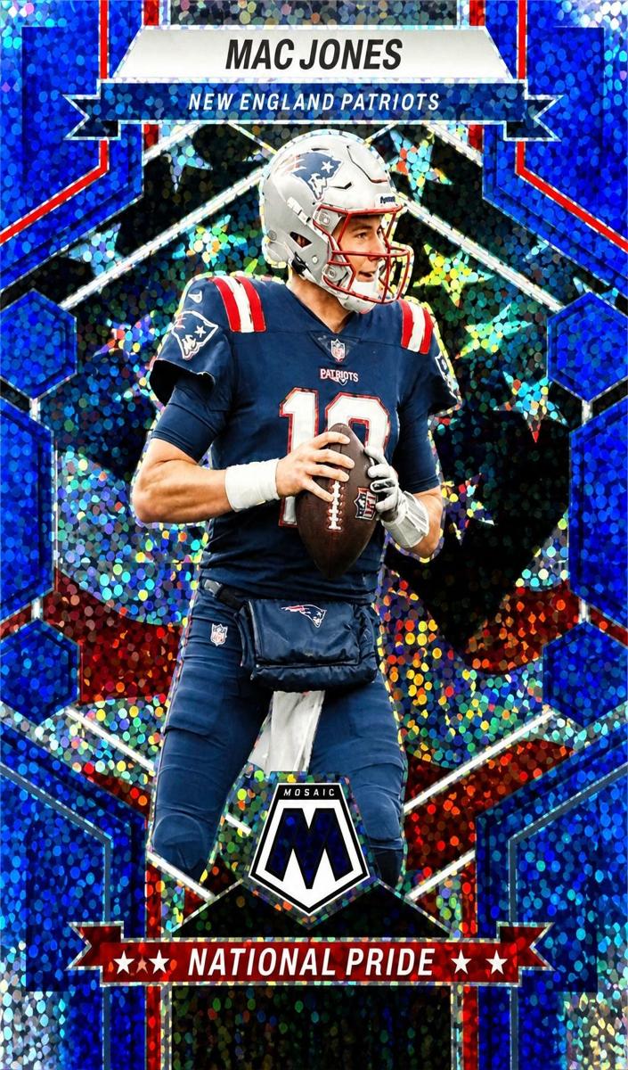2023 Panini Mosaic Football Blue Mosaic Mac Jones #261