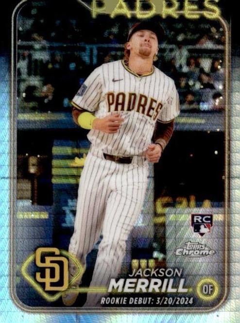 2024 Topps Chrome Update Baseball Refractor Jackson Merrill #USC57 SGC 9