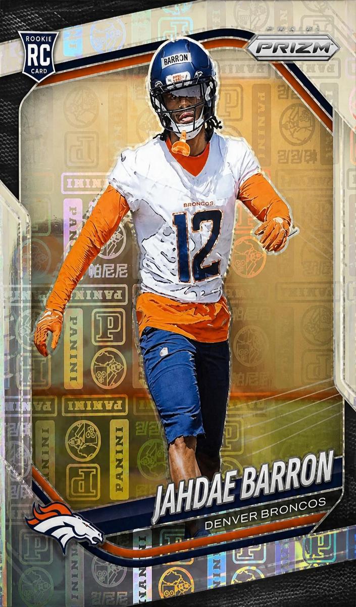 2025 Panini Prizm Football Panini Logo Jahdae Barron #350