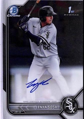 2022 Bowman Chrome Prospects Baseball Lenyn Sosa #CPA-LS PSA 9