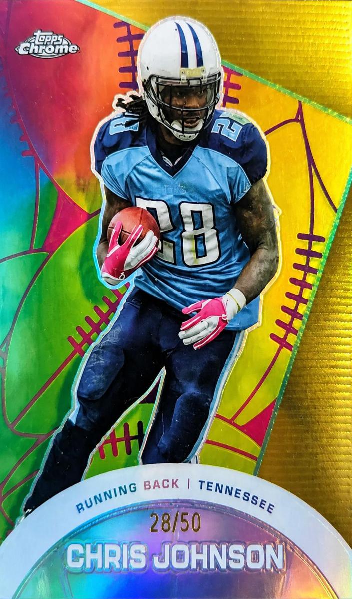 2023 Topps Composite Football Gold Refractor Chris Johnson #CAE-15