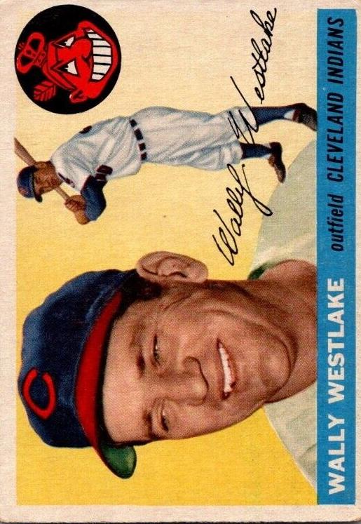 1955 Topps Baseball Wally Westlake #102 PSA 7