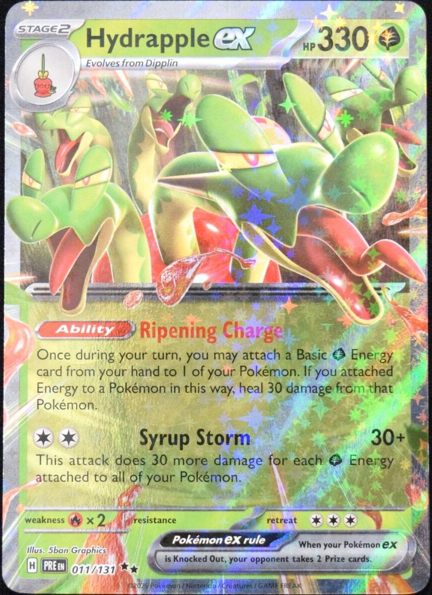 2025 Pokemon Scarlet & Violet Prismatic Evolutions Hydrapple EX #11