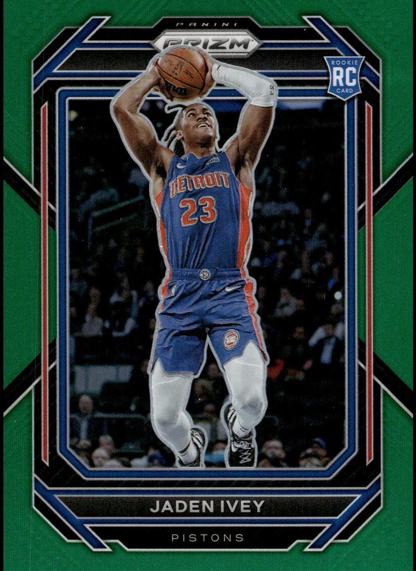 2022 Panini Prizm Basketball Green Jaden Ivey #256 PSA 10