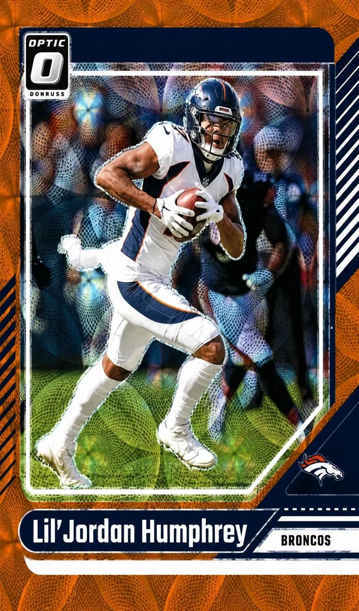 2024 Donruss Optic Football Orange Scope Lil'Jordan Humphrey #60
