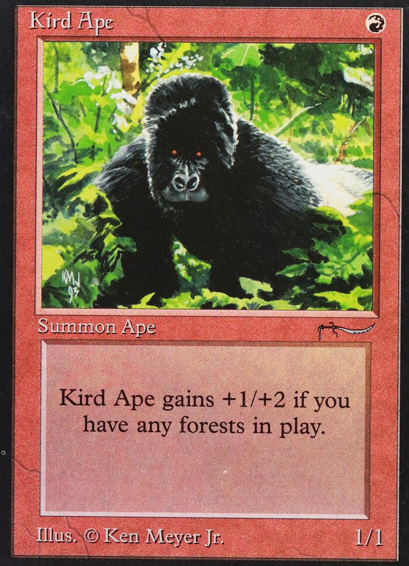 1993 Magic The Gathering Arabian Nights Kird Ape #NNO