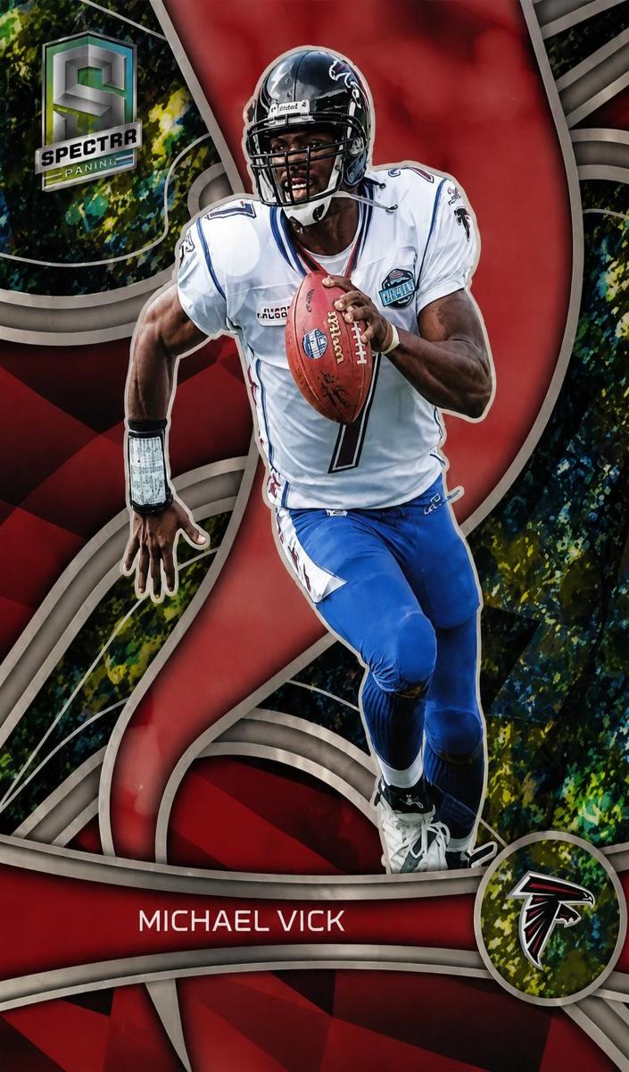 2022 Panini Spectra Football Neon Splatter Michael Vick #111
