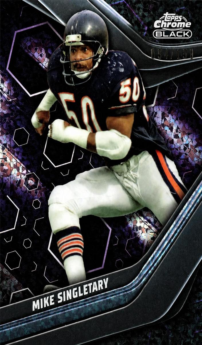 2023 Topps Composite Football Purple Mini Diamond Refractor Mike Singletary #110