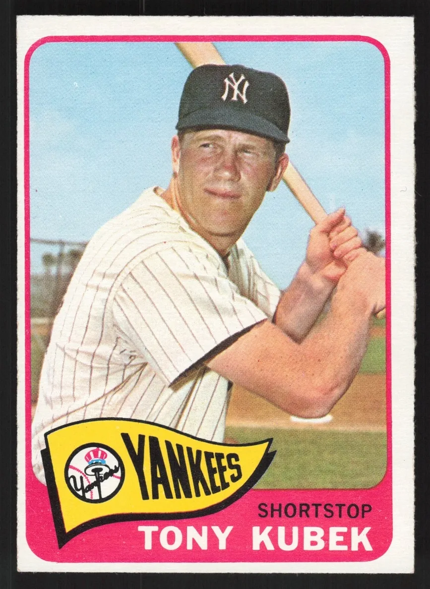 1965 O-Pee-Chee Baseball Tony Kubek #65 PSA 6.5