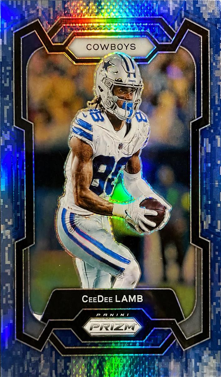 2023 Panini Prizm Football Navy Camo CeeDee Lamb #72 PSA 10