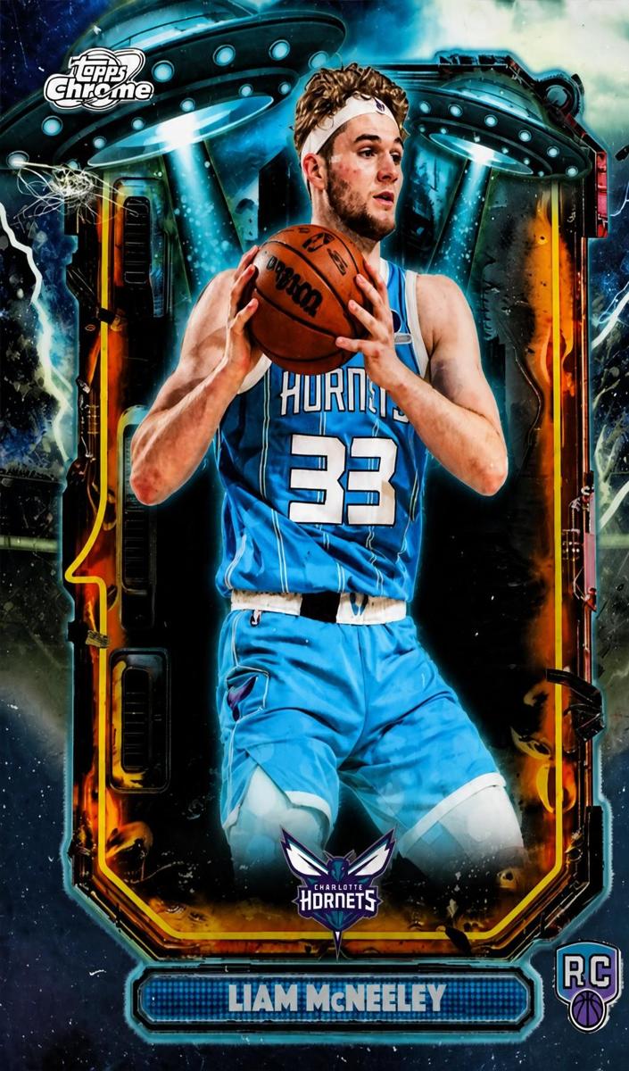2025 Topps Cosmic Chrome Basketball Liam McNeeley #ET-22