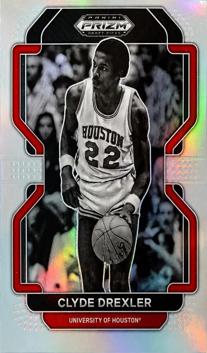 2022 Panini Prizm Draft Picks Basketball Silver Clyde Drexler #9 PSA 7