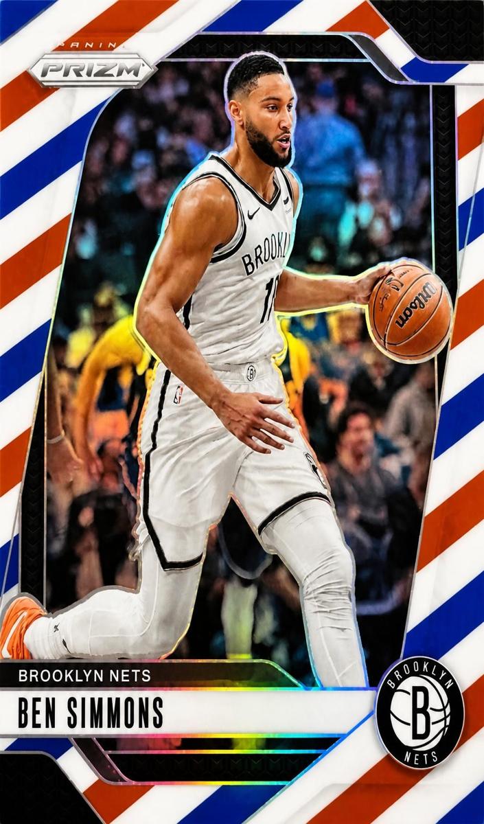 2024 Panini Prizm Basketball Red White and Blue Ben Simmons #82