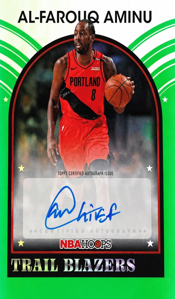2025 Topps NBA Hoops Basketball Green Hoops Al-Farouq Aminu #89S-AF