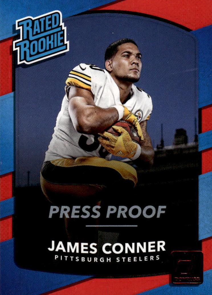 2017 Panini Donruss Football Press Proof Red James Conner #322